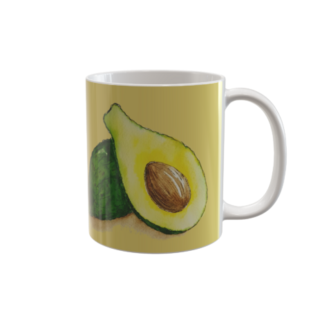 avocado and its slice