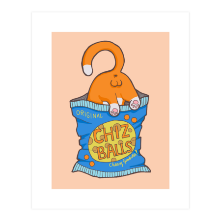 Cheese Balls by KayIllustrations