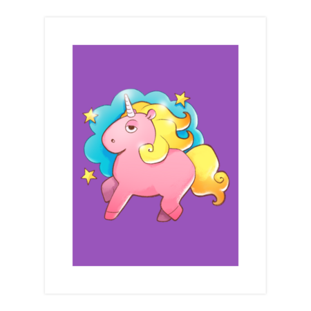 Cute Pink Pony Unicorn