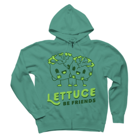 Lettuce Be Friends by dumbshirts