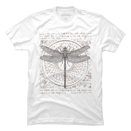Ancient Science Dragonfly Study, Alchemy Symbol by KINGERS