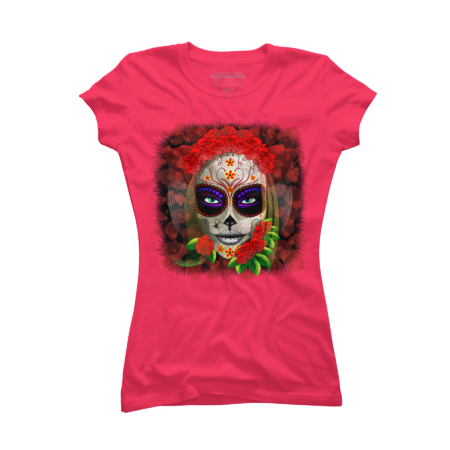 Skull Girl Dia de los Muertos by BluedarkArt
