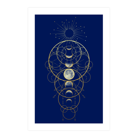 Moon Phases Abstract by timea
