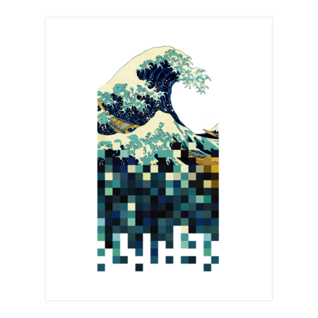 Kanagawa Pixels by diardo