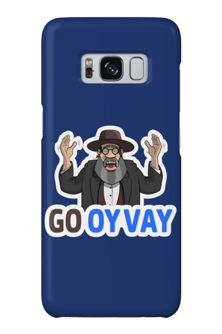 Go away Oy Vay Funny Jew Pun by MaximFringe