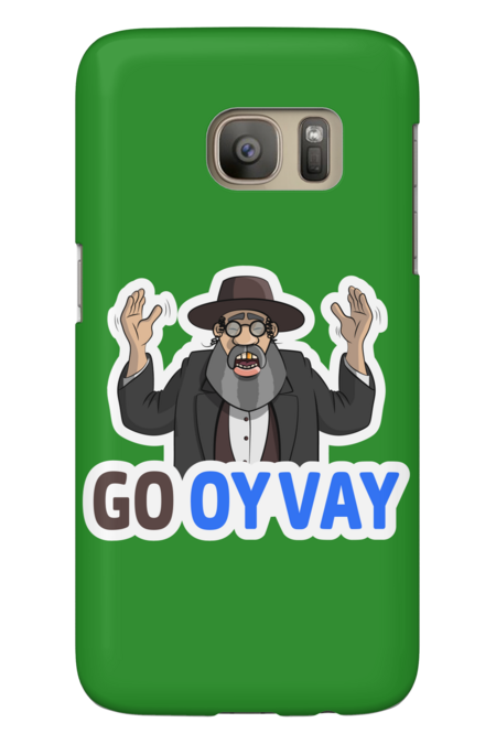 Go away Oy Vay Funny Jew Pun by MaximFringe