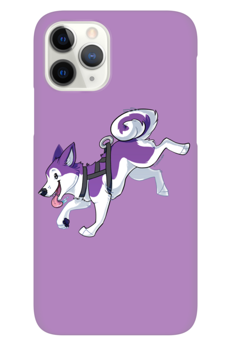 Purple Husky Running