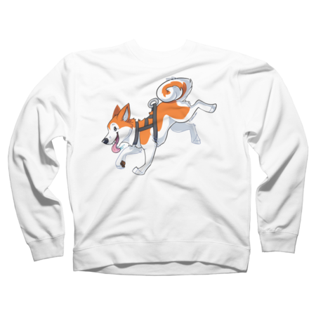 Orange Husky Running