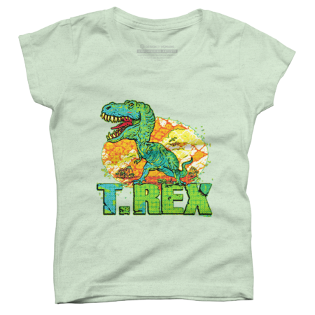 Old School T. Rex 80's Colors by MudgeStudios