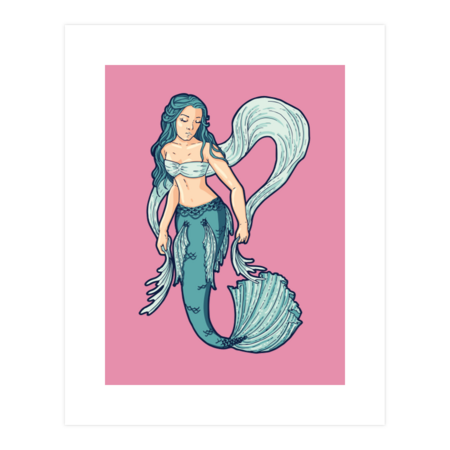 Sea Foam Mermaid by KayIllustrations
