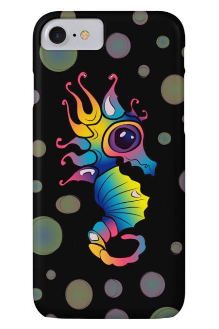 Rainbow Seahorse by Djimy