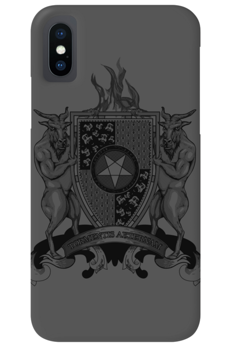 Coat of Arms, Crest, Heraldry of Hell, Devil Demon Satan Lucifer by vectalex