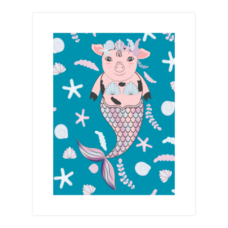 Pig Mermaid by famenxt