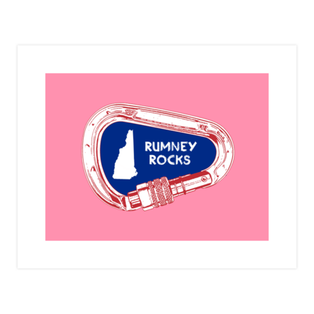 Rumney Rocks Climbing Carabiner by EsskayDesigns
