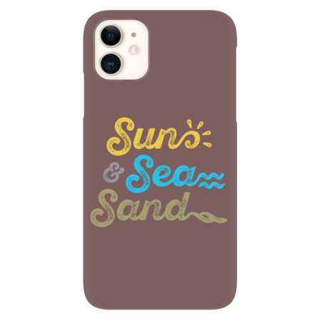 Sun Sea Sand Summer Beach by Bicone