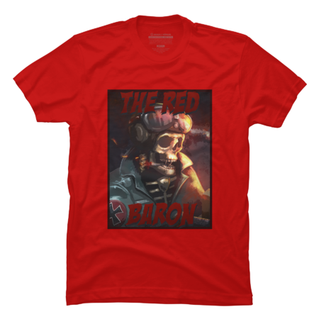 T-shirt Red Baron by ClaudiuManea