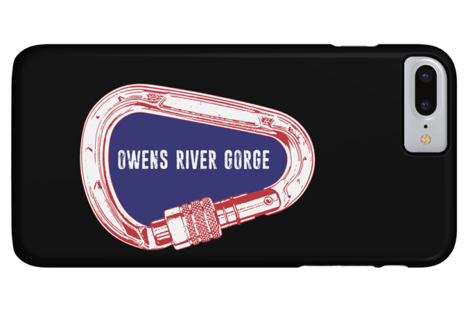 Owens River Gorge Climbing Carabiner by EsskayDesigns