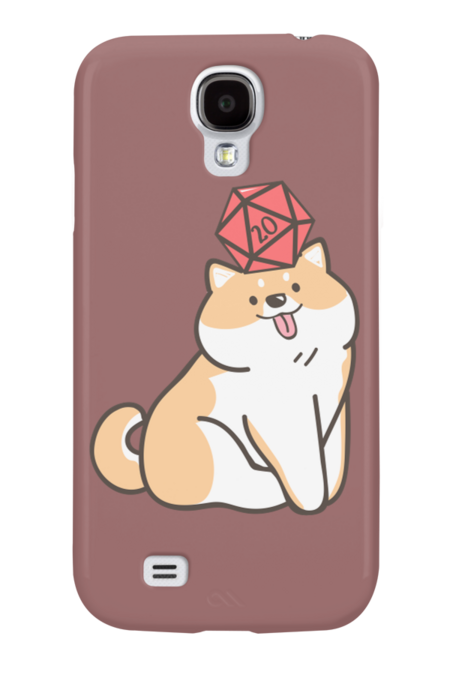 Doge Cute Dog Polyhedral D20 Dice Tabletop RPG by dungeonarsenal