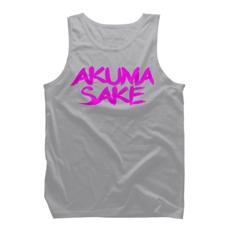 Akuma Sake Logo Neon Pink Design by sketchbooksage