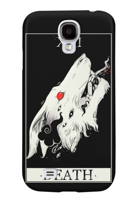 Death Tarot Card Wolf Art by cellsdividing