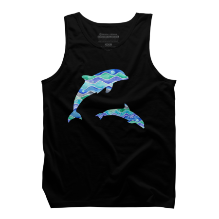 Ocean Pattern - Dolphin by Timone