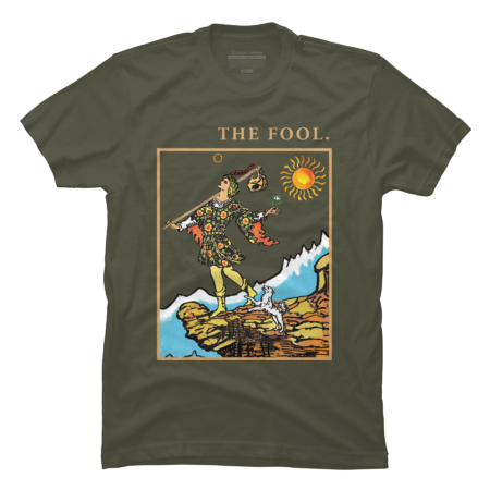 The Fool tarot t-shirts -The Fool Tarot Card Shirt -T-Shirt 00 by Designbyhy