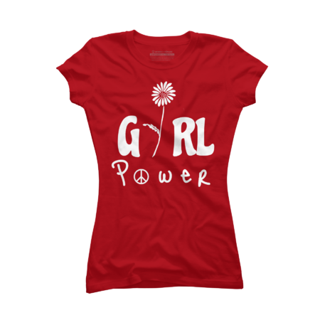 Girl Power Daisy Flower, Peace Sign