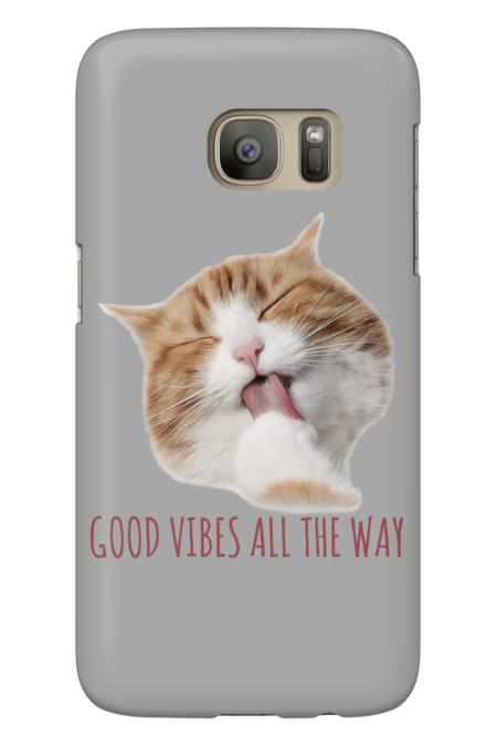 Funny Ginger Cat Vibes by alienart
