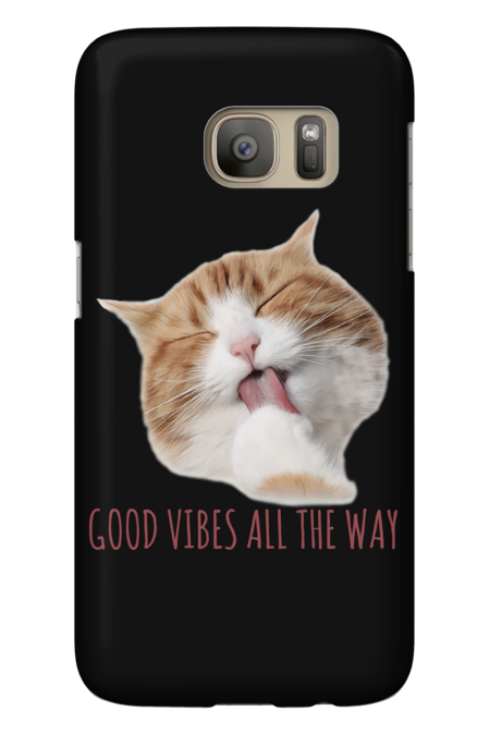 Funny Ginger Cat Vibes by alienart