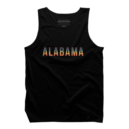 Alabama - USA - Retro Stripes