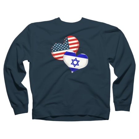 USA and Israel hearts