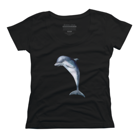 Watercolor Dolphin T-Shirt by EBCD