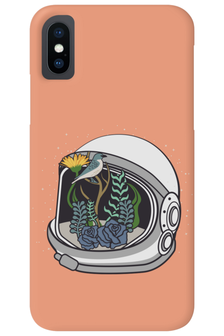 Astronaut Flowers by BlackIris