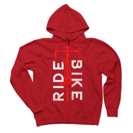 ride bike typography and red road bike  grunge by sutowo