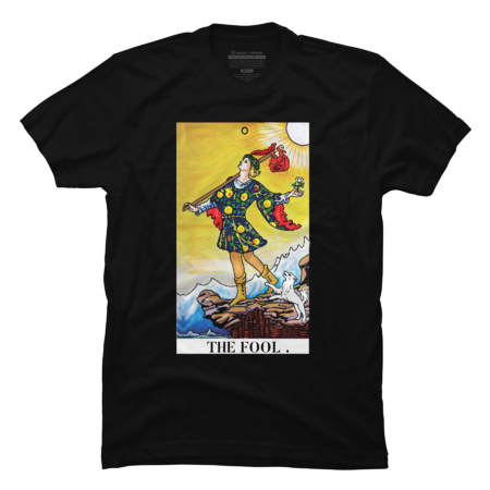 The Fool tarot t-shirts -The Fool Tarot Card Shirt -T-Shirt 00