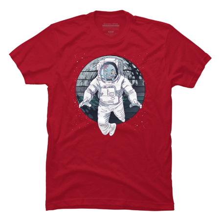 Astronaut Zombie Moon Landing Halloween by Lesco