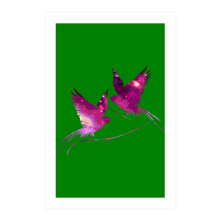 Two Pink Birds by DerroK991