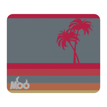 Moo Palm Tree 13 x 11 Mousepad