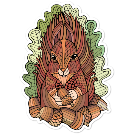 Fantastical Forest Red Squirrel