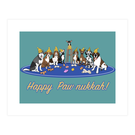 Happy Paw-nukkah! - Happy Hannukah