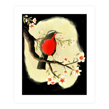 Bird and Blossoms by DrStein for DBHOriginals