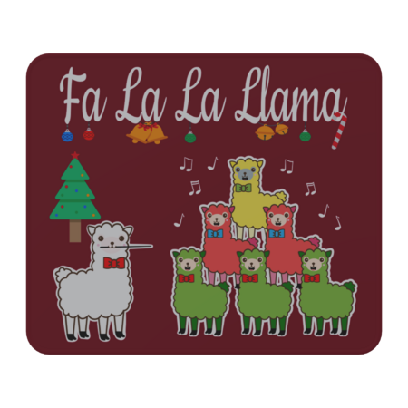 Llama Christmas Carolers by c3gdesigns