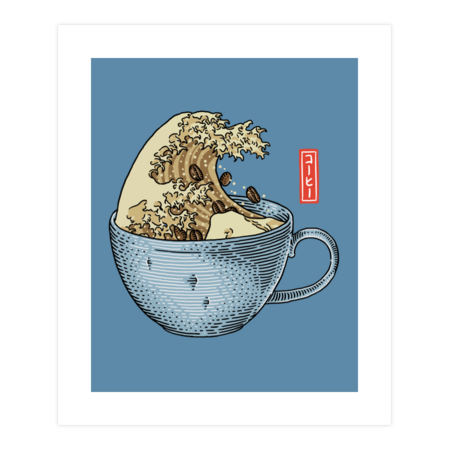 The Great Wave of Coffee by ilvstrasi