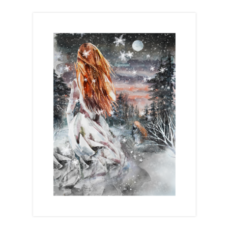 Christmas winter ice princess by ArtStyleAlice