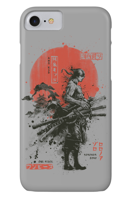 Zoro Samurai Wano Kuni Arc by shinigamiartwear