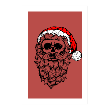 Skull Santa by ramarama