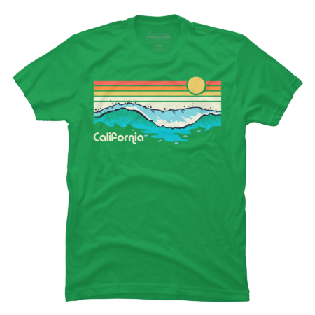California Retro Vintage T Shirt 70s Surf Apparel