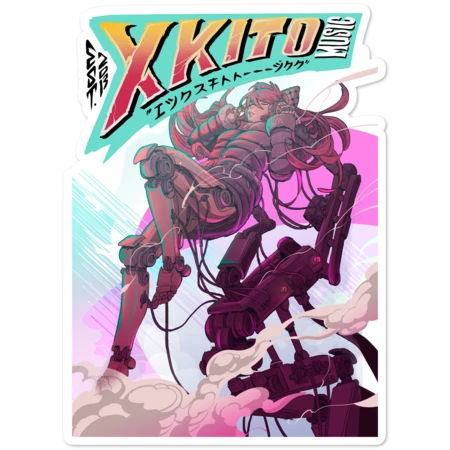 xKito Music Cyberpunk Sticker