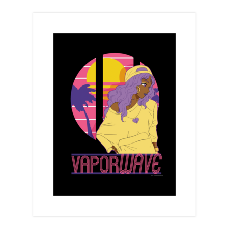 Vaporwave Girl by Daphinteresting