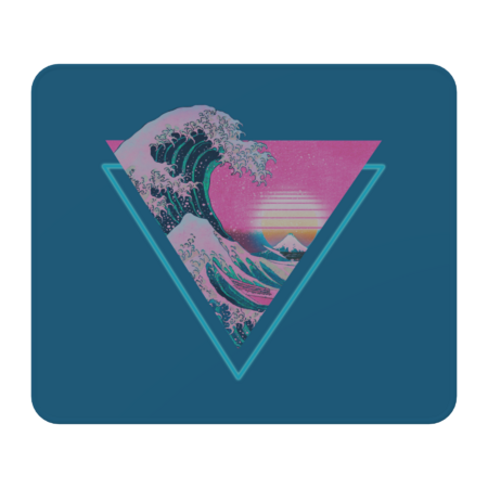 Vaporwave Aesthetic Great Wave Off Kanagawa by coitocg